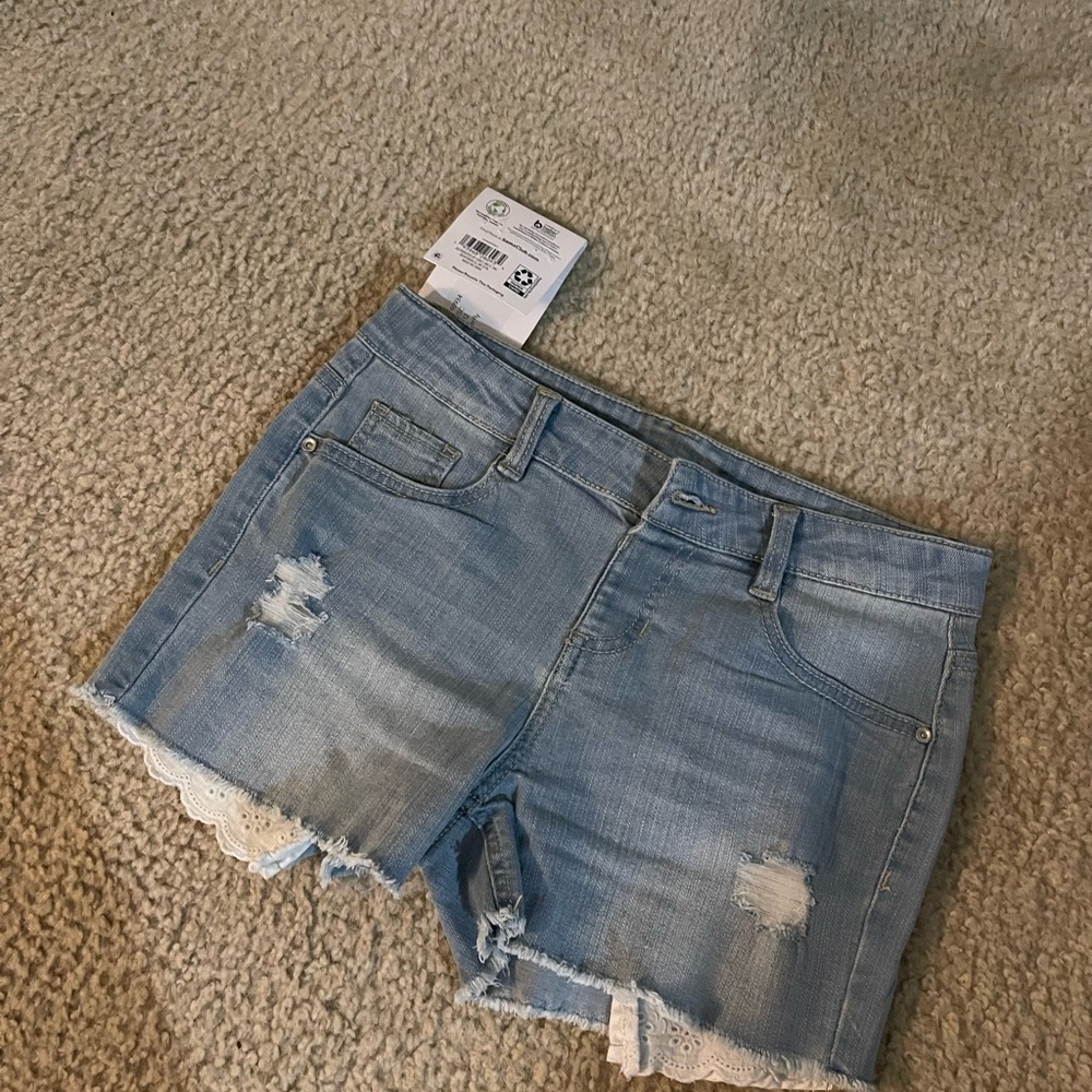 Denim shorts girls 10/12